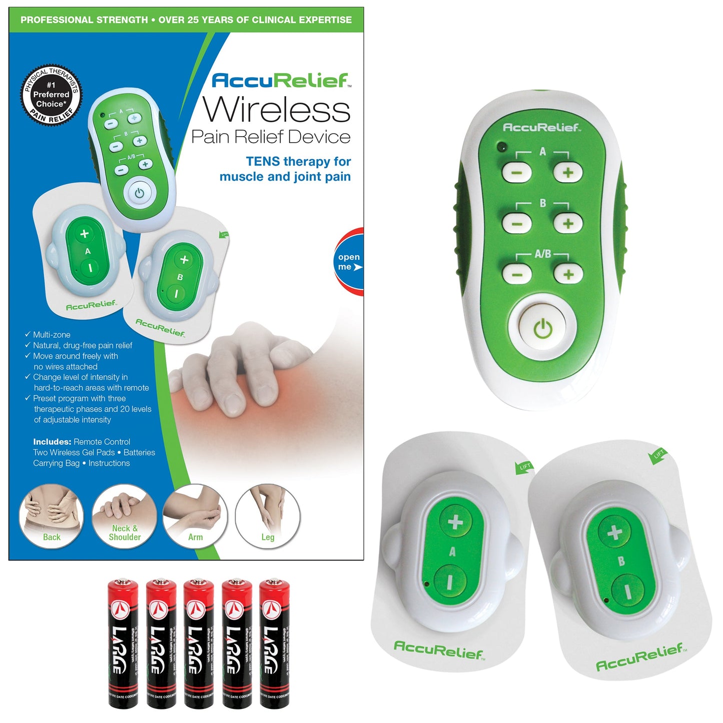 AccuReliefTM Wireless TENS Unit