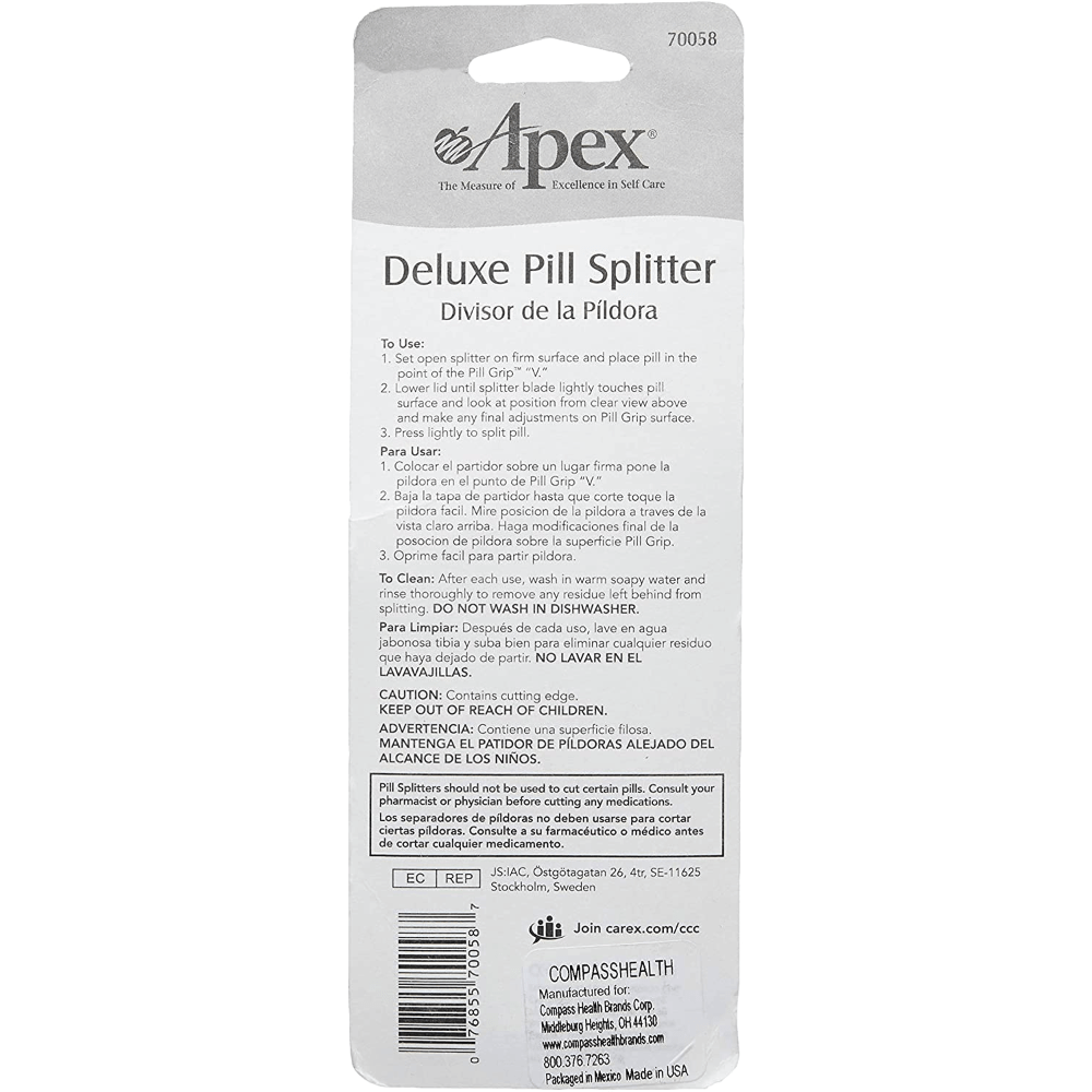 Apex Deluxe Pill Splitter
