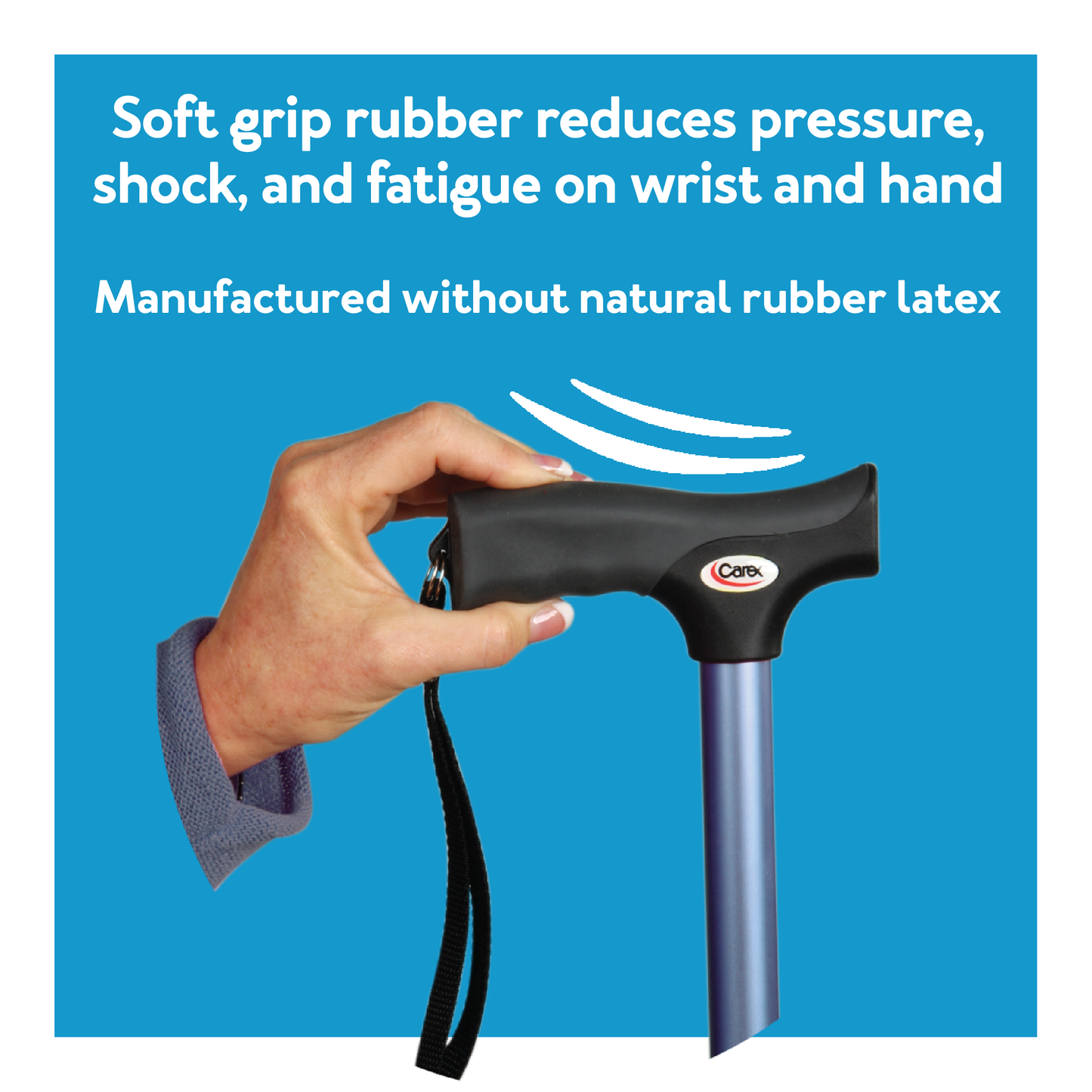 Carex Soft Grip Derby Cane