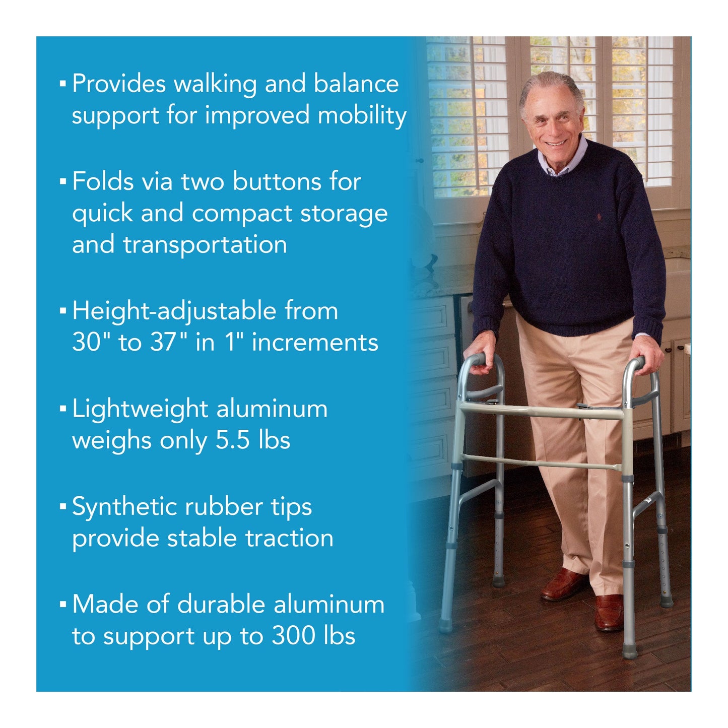 Carex Dual-Button Walker