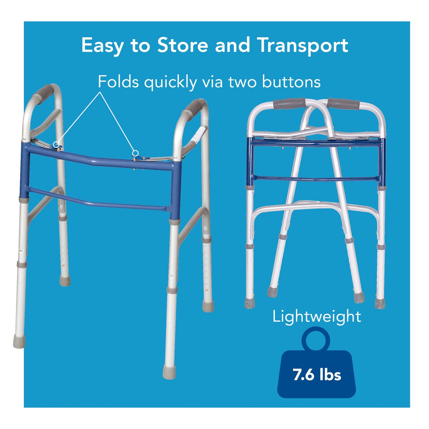 Carex Classics Dual-Button Walker