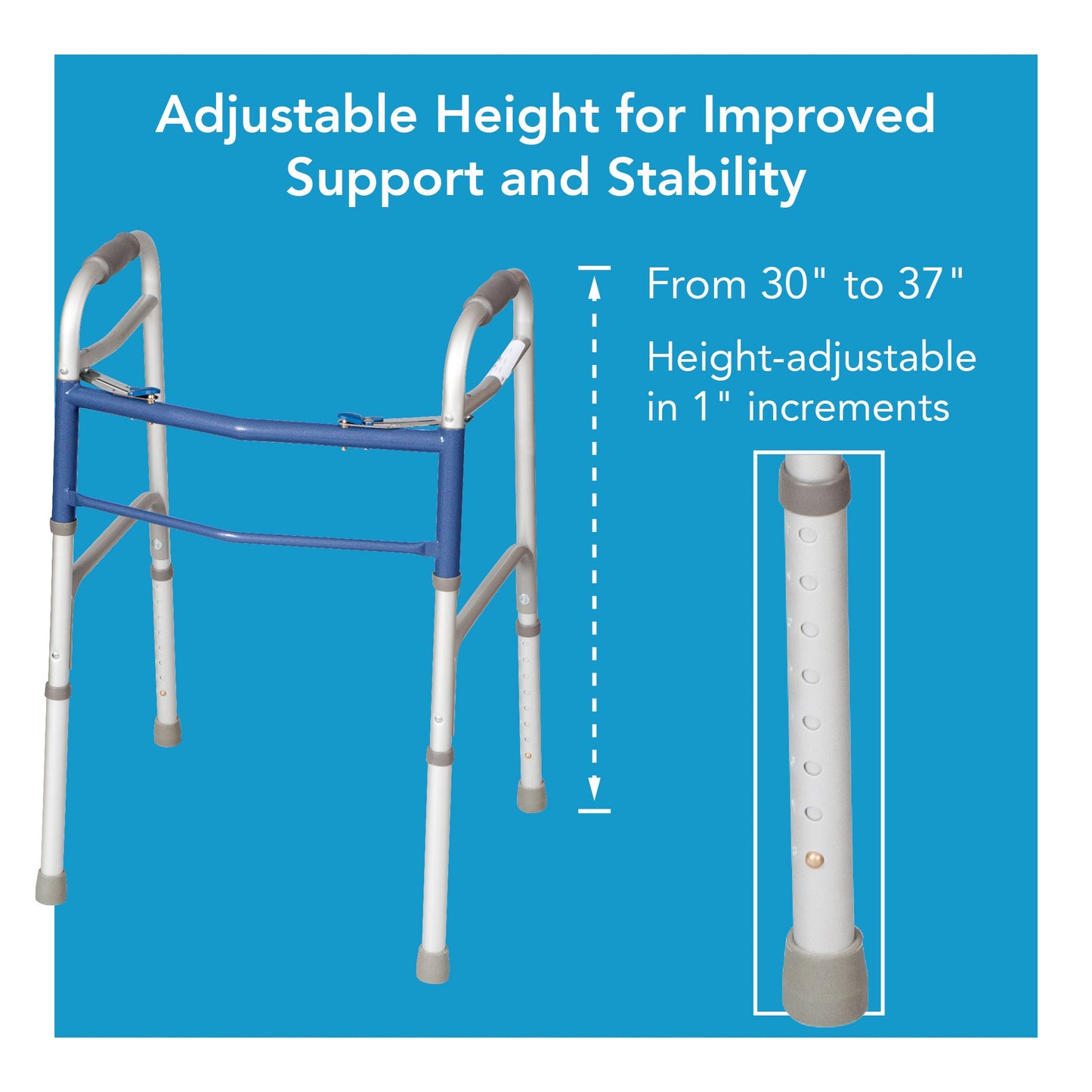 Carex Classics Dual-Button Walker
