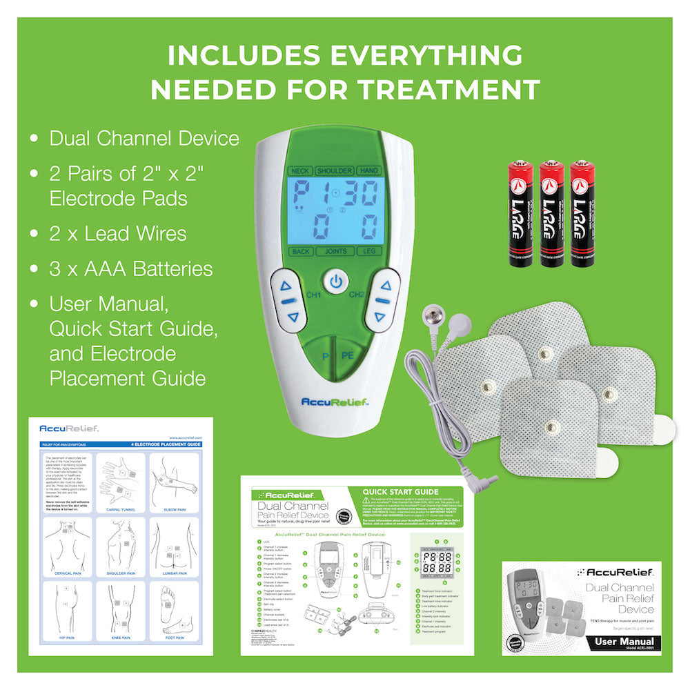AccuReliefTM Dual Channel TENS