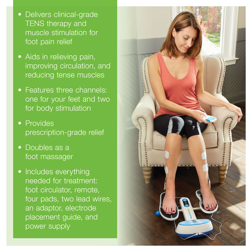 AccuReliefTM Ultimate Foot Circulator with Remote
