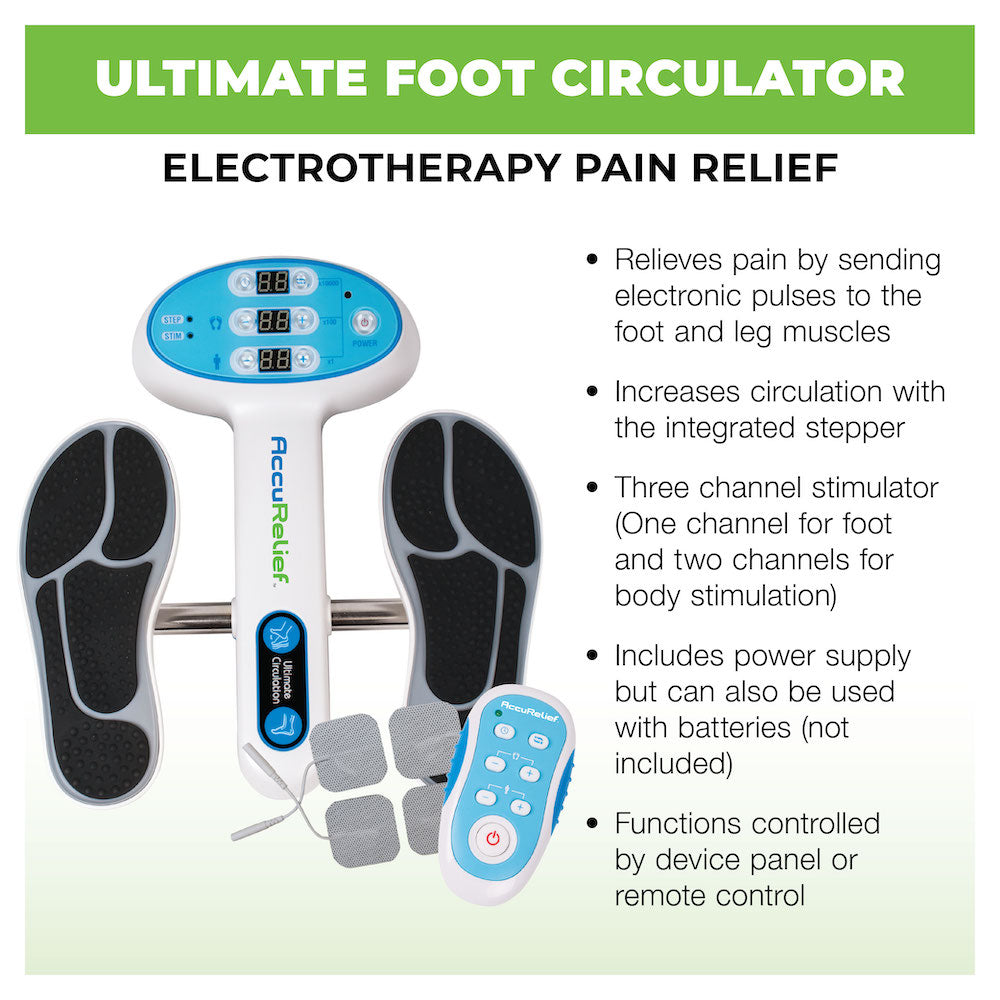 AccuReliefTM Ultimate Foot Circulator with Remote