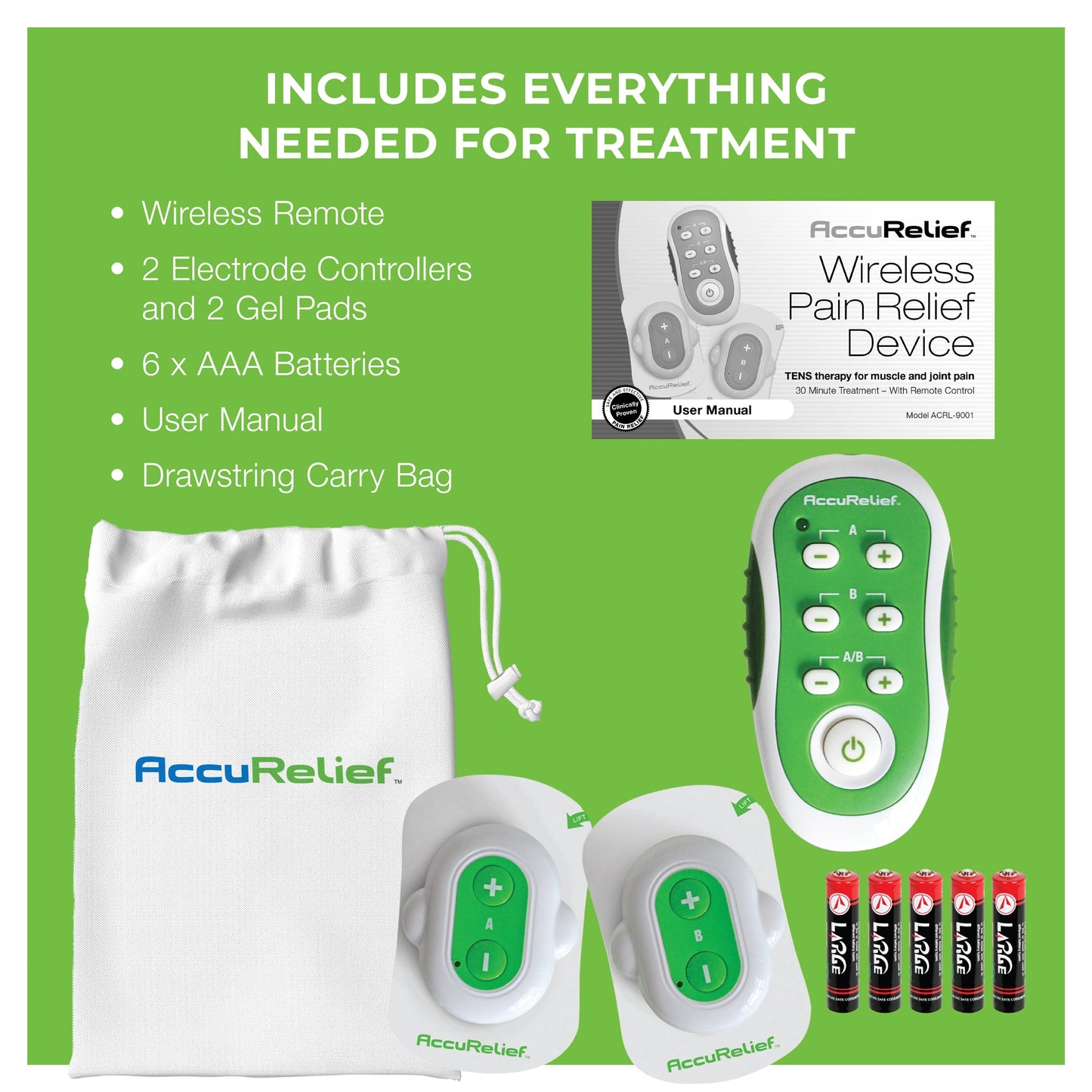 AccuReliefTM Wireless TENS Unit
