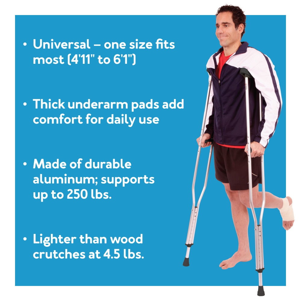 Carex Folding Crutches