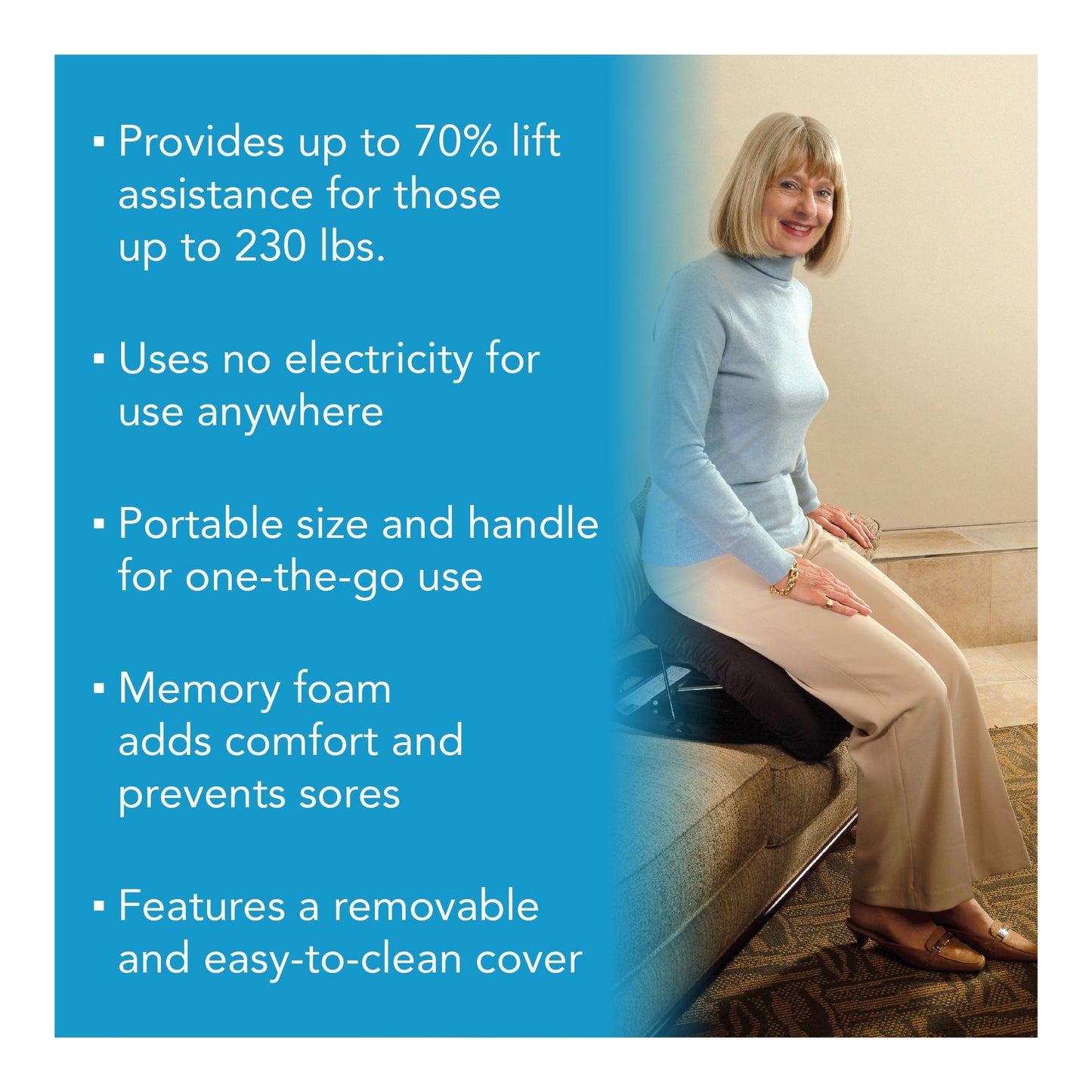 Carex Uplift Premium Seat Assist - Standard