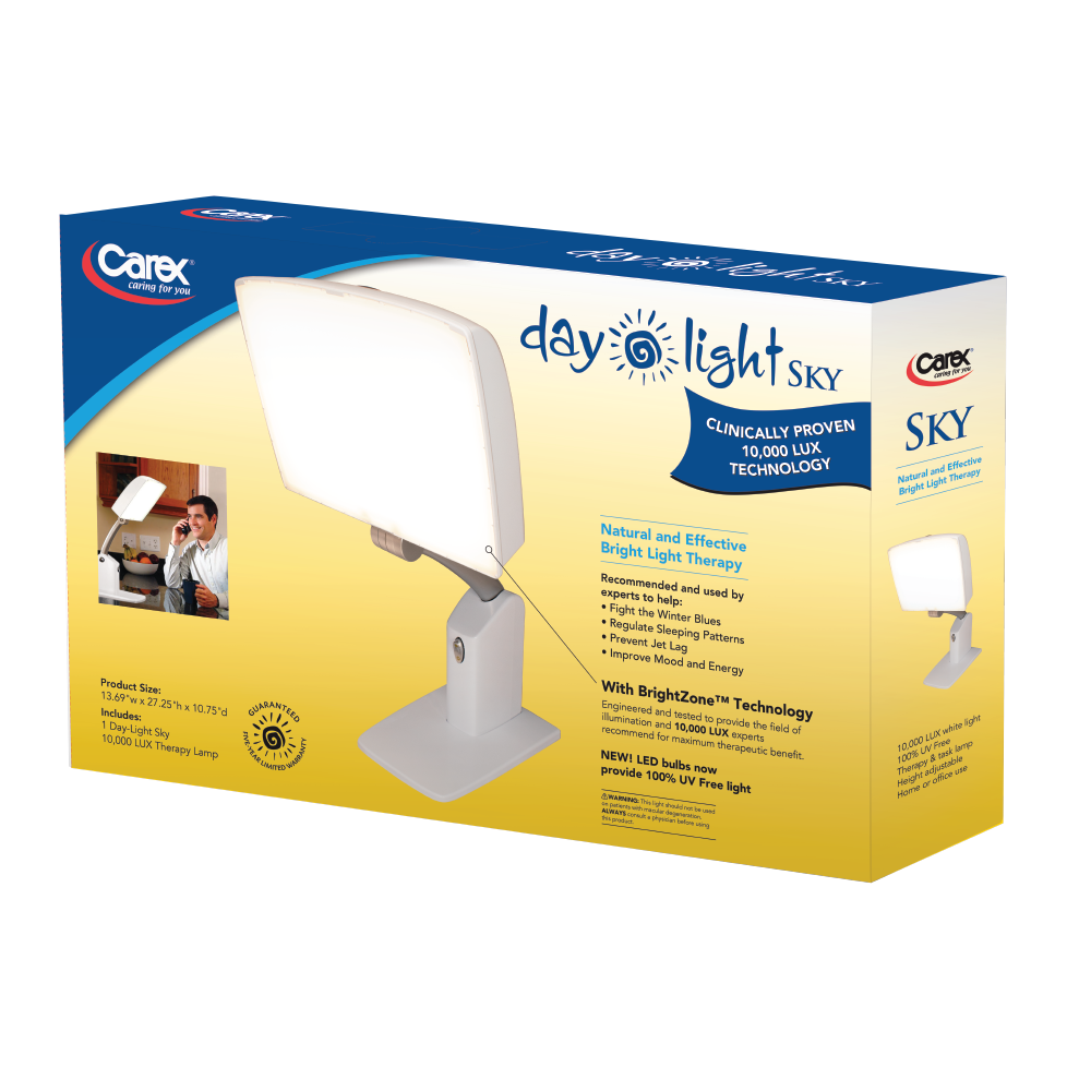 Carex Day-Light Sky Light Therapy Lamp