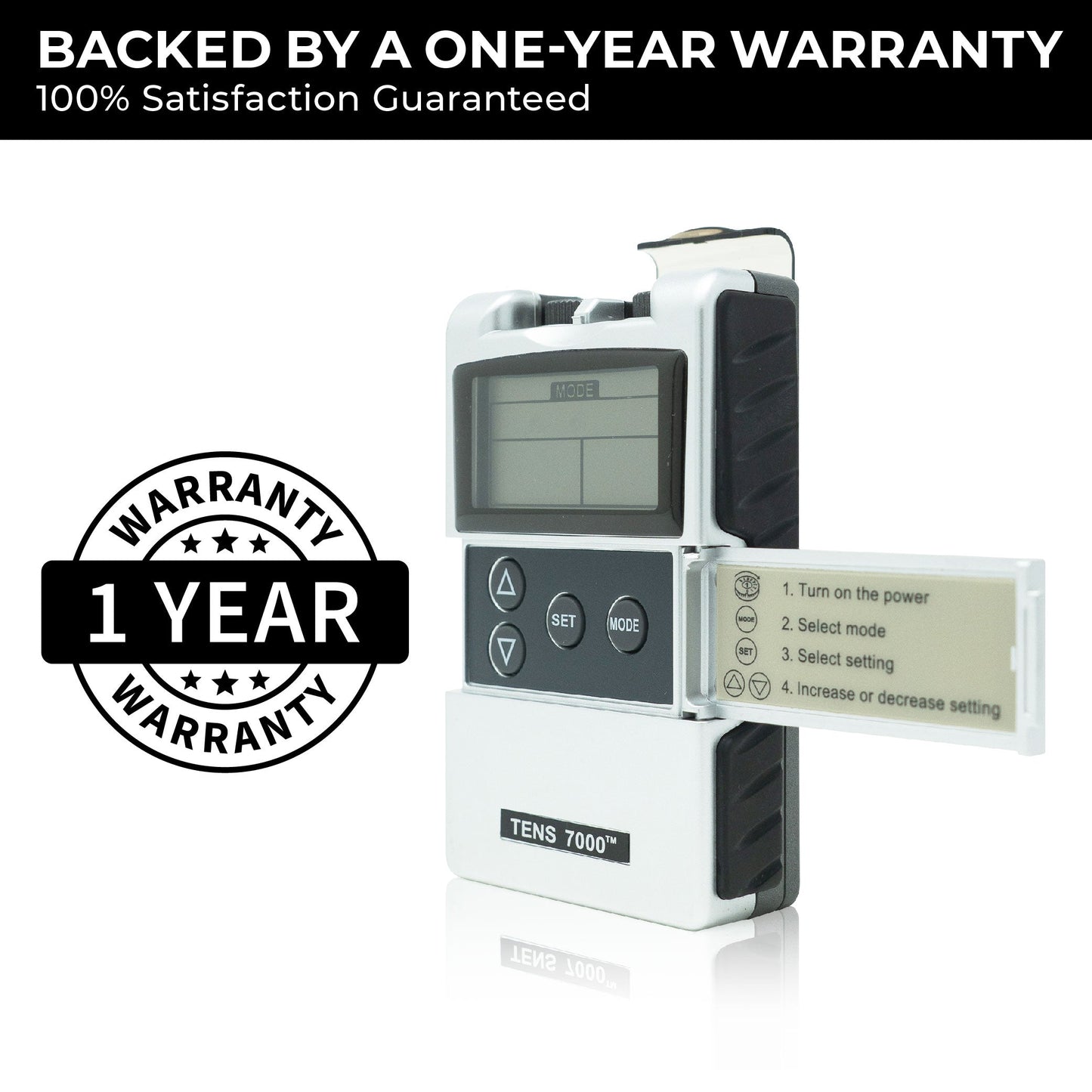 TENS 7000 2nd Edition Digital TENS Unit With Accessories