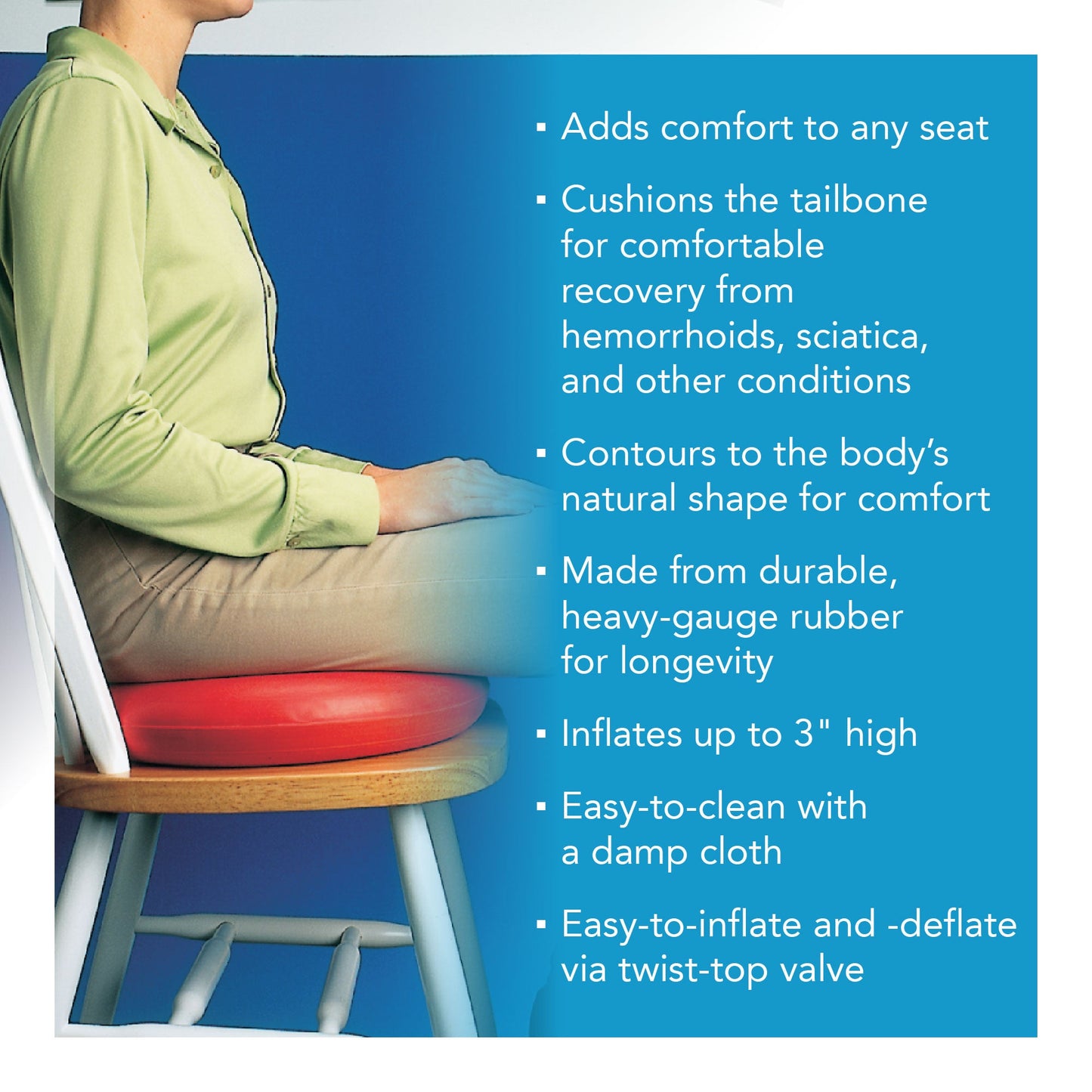 Carex Inflatable Rubber Ring