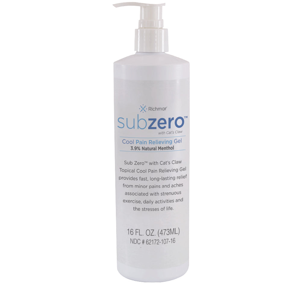 Sub Zero Cool Pain Relieving Gel - Multiple Sizes