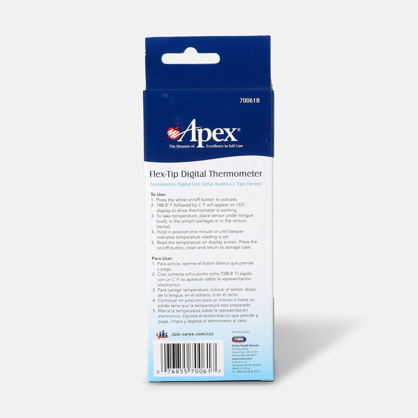 Apex Flex-Tip Digital Thermometer