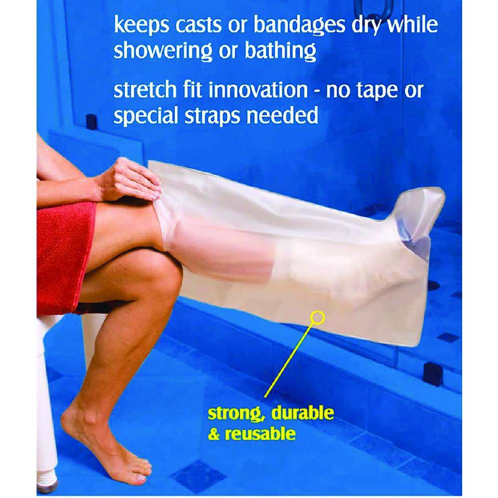 Carex E-Z Stretch Cast Protector, Leg