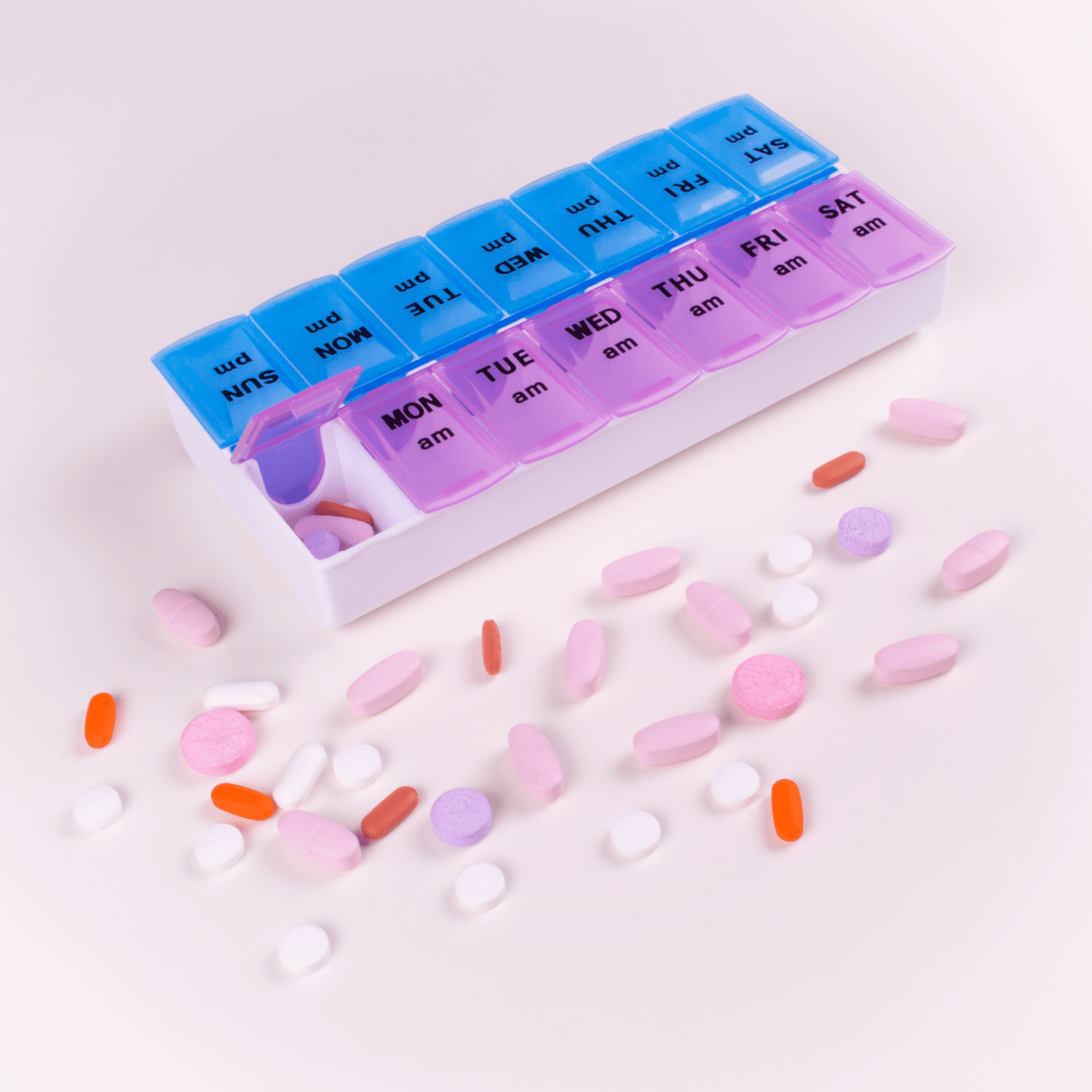 Apex Weekly Twice-A-Day Pill Organizer