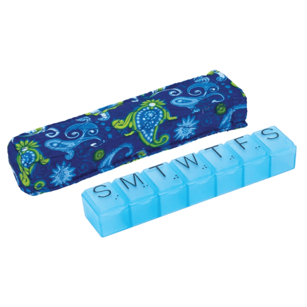 Apex Pill Organizer with Decorative Sleeve