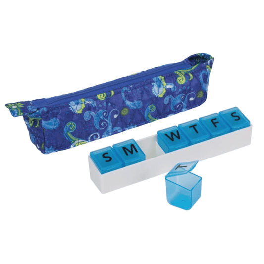 Apex Pill Organizer with Decorative Sleeve