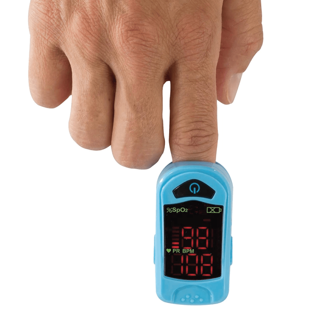 Carex Finger Pulse Oximeter Oxygen Saturation Monitor