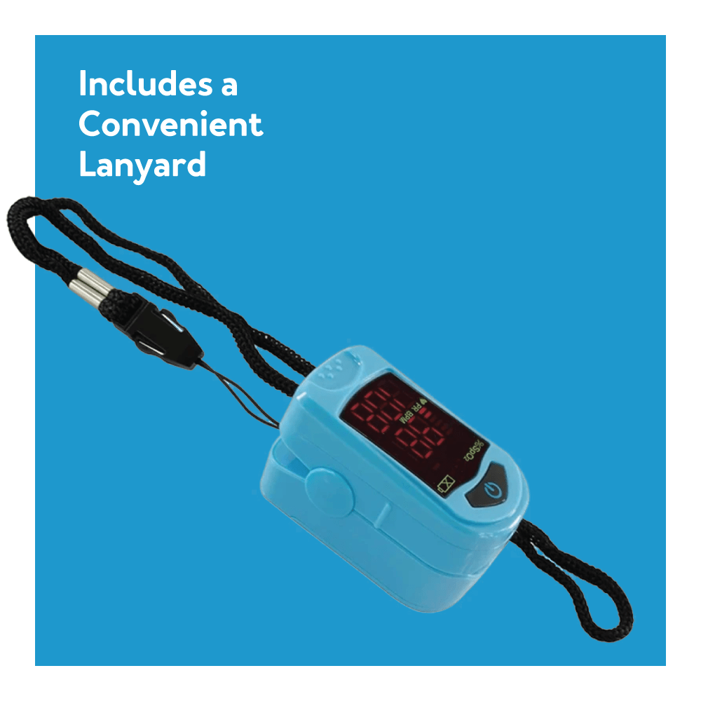 Carex Finger Pulse Oximeter Oxygen Saturation Monitor