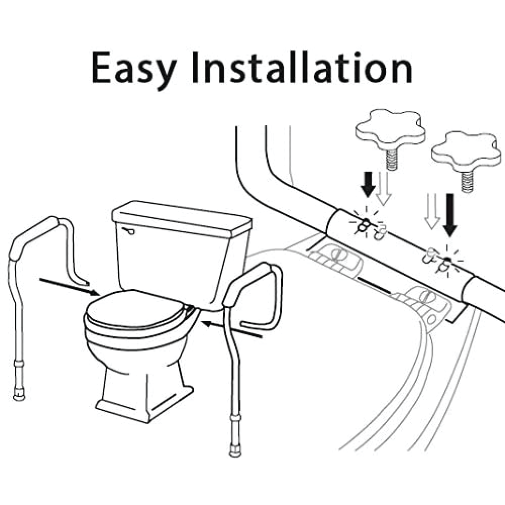 Carex Toilet Safety Frame