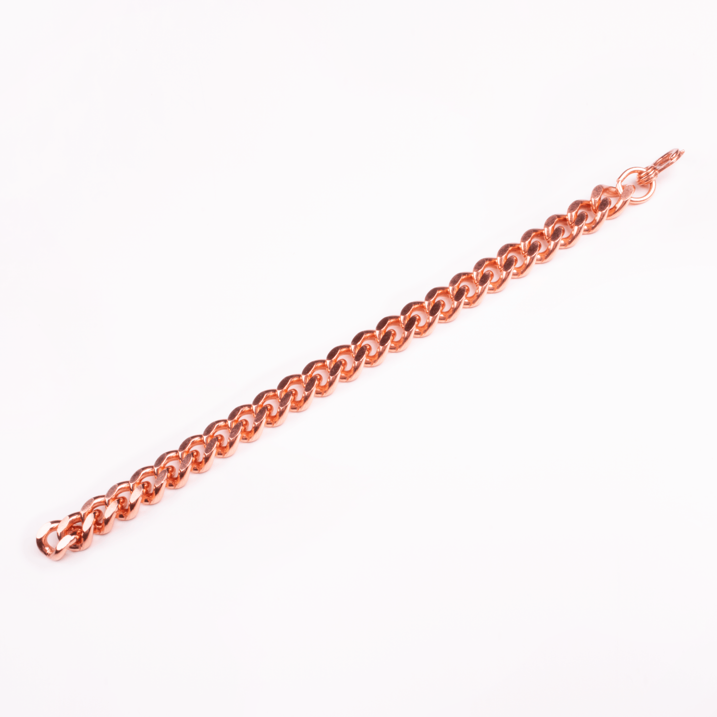 Apex Copper Bracelet, Wide Link