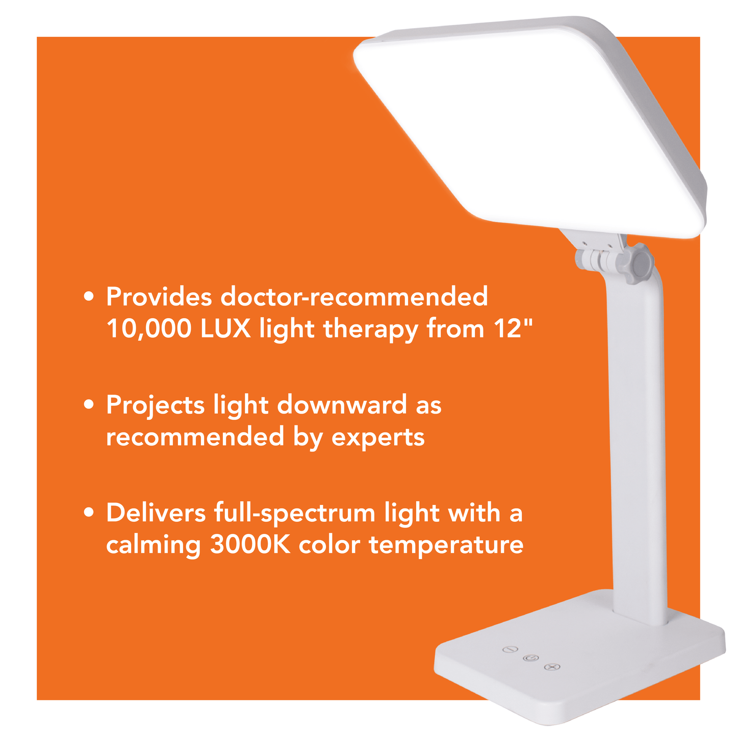TheraLite Aura 10,000 LUX Mood & Energy Enhancing Light Therapy Lamp