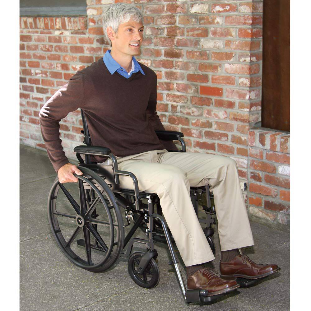 Carex Wheelchair With Large 18” Padded Seat