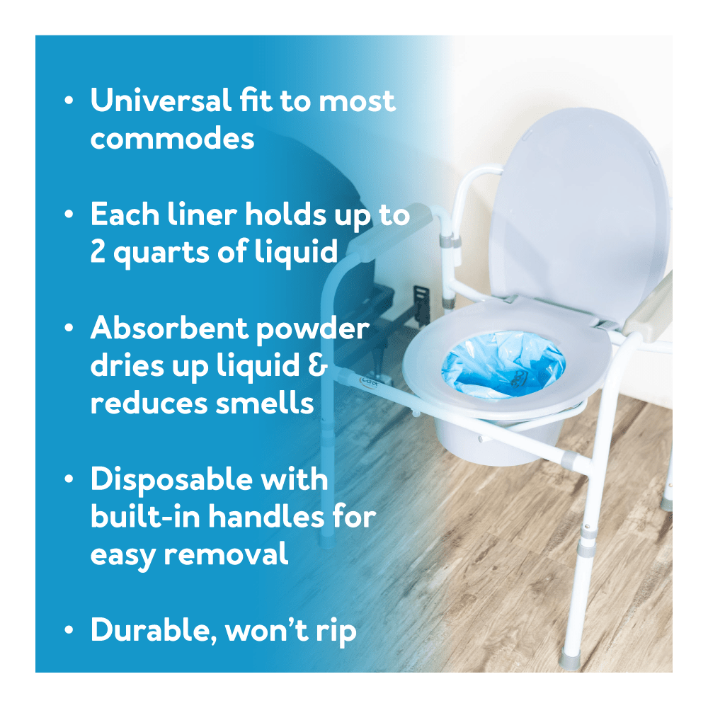 Carex Commode Liner (7-Pack)