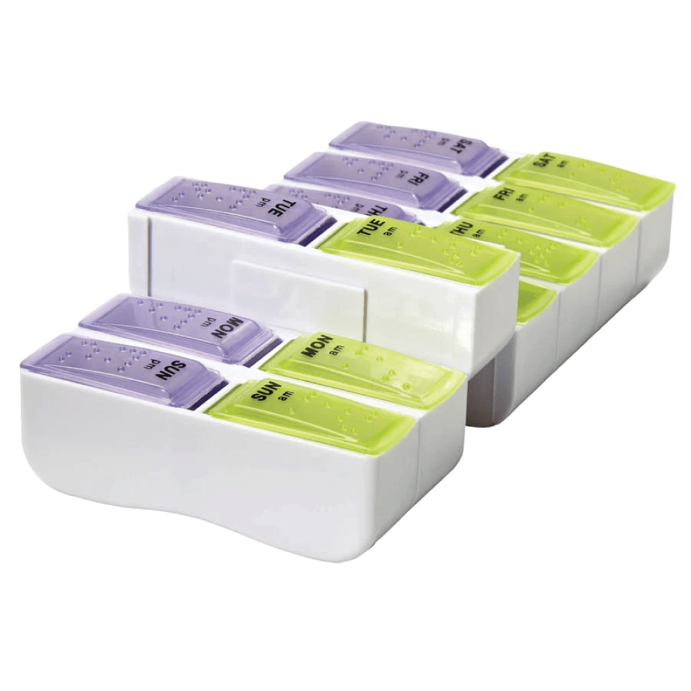 Apex 7-Day AM/PM Detach N' GoTM Pill Organizer