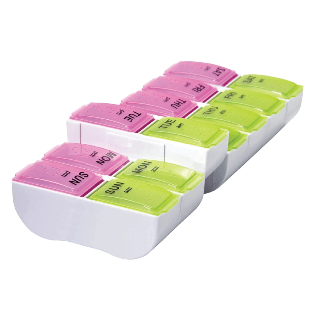 Apex 7-Day AM/PM Detach N' GoTM Pill Organizer