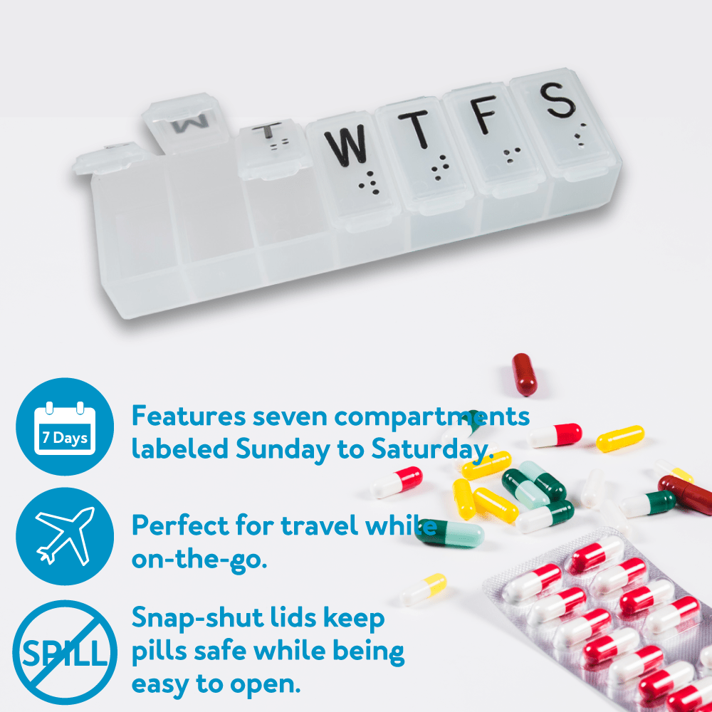 Apex 7-Day Medium Pill Organizer