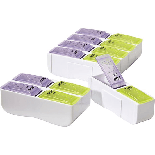 Apex 7-Day AM/PM Detach N' GoTM Pill Organizer