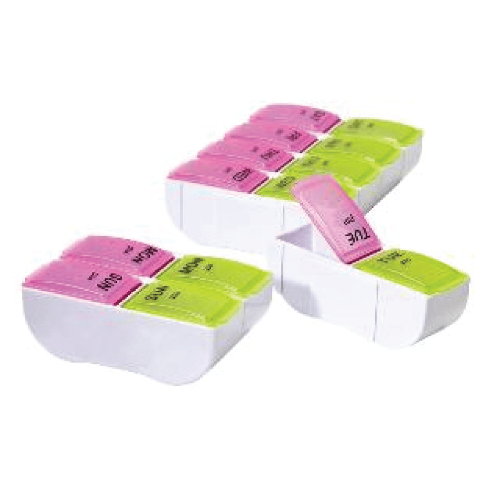 Apex 7-Day AM/PM Detach N' GoTM Pill Organizer