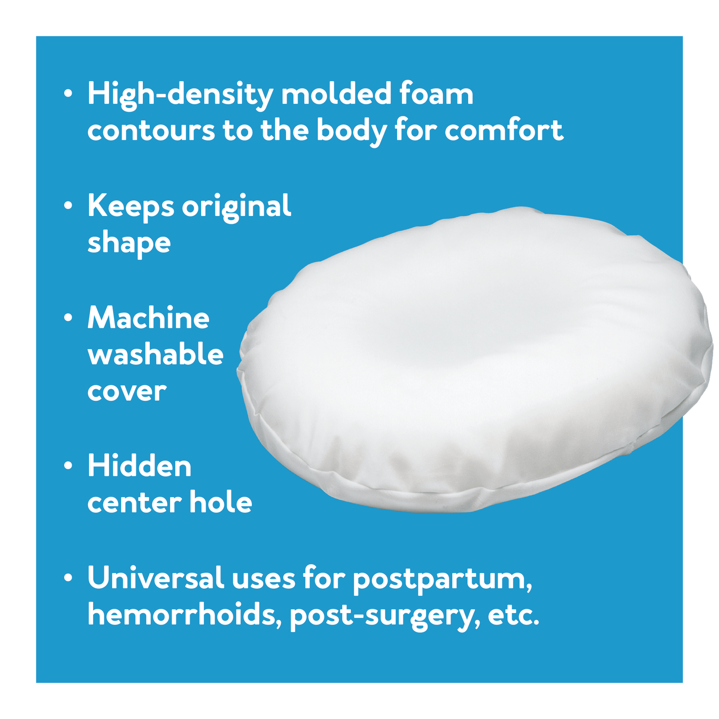 Carex Foam Invalid Cushion