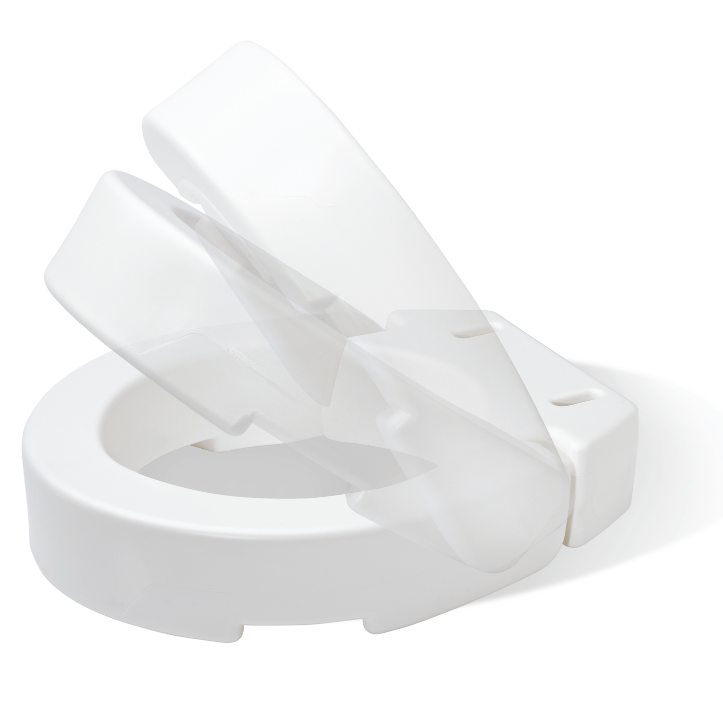 Carex Hinged Toilet Seat Riser (Standard and Elongated)