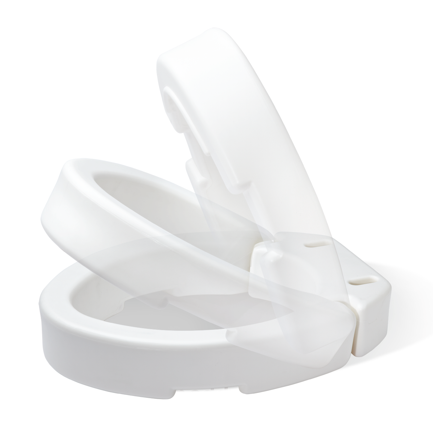 Carex Hinged Toilet Seat Riser (Standard and Elongated)