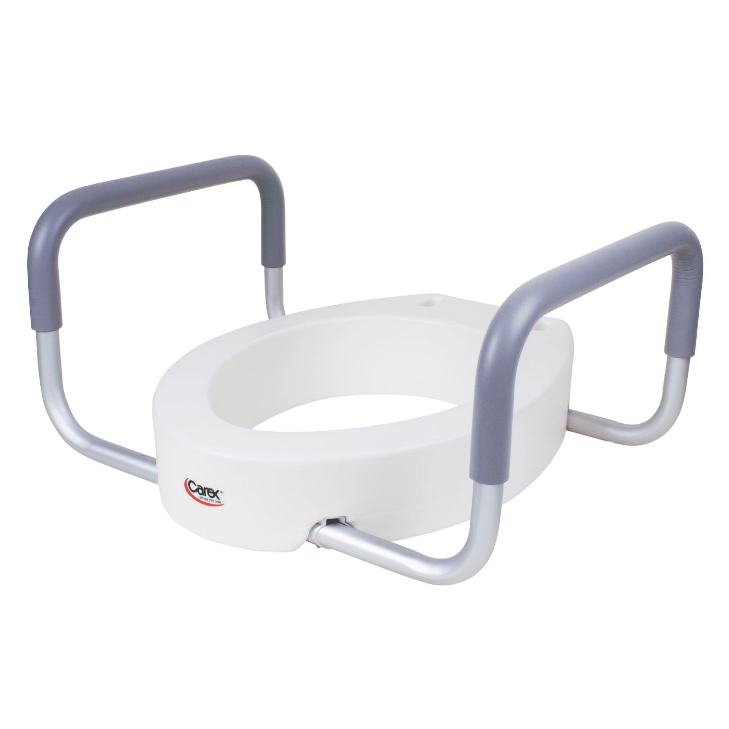 Carex Toilet Seat Elevator With Handles - For Standard Toilet Seats