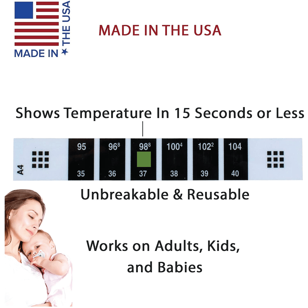 Apex Temp*Qwik Forehead Strip Thermometer