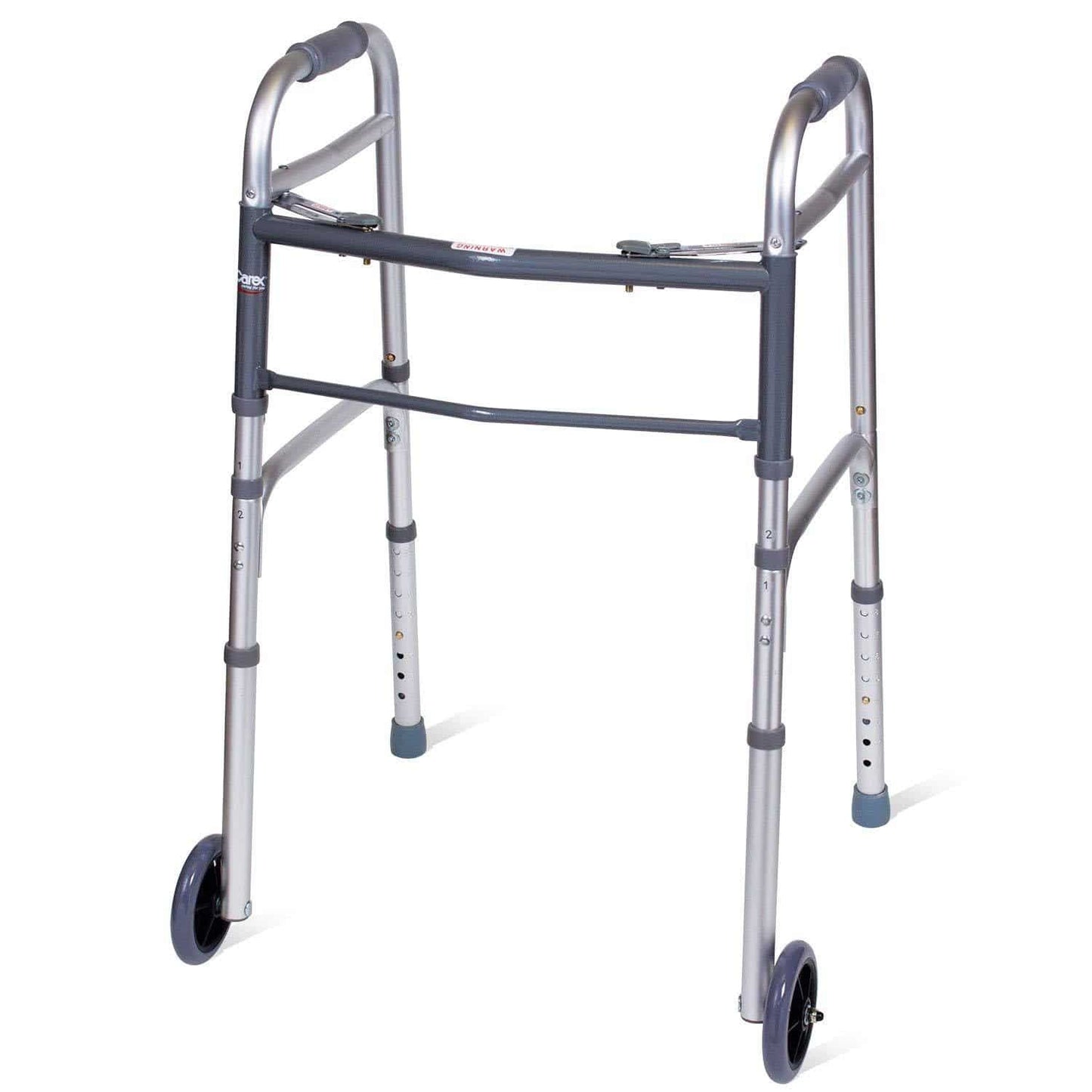 Carex Folding Walker with Wheels