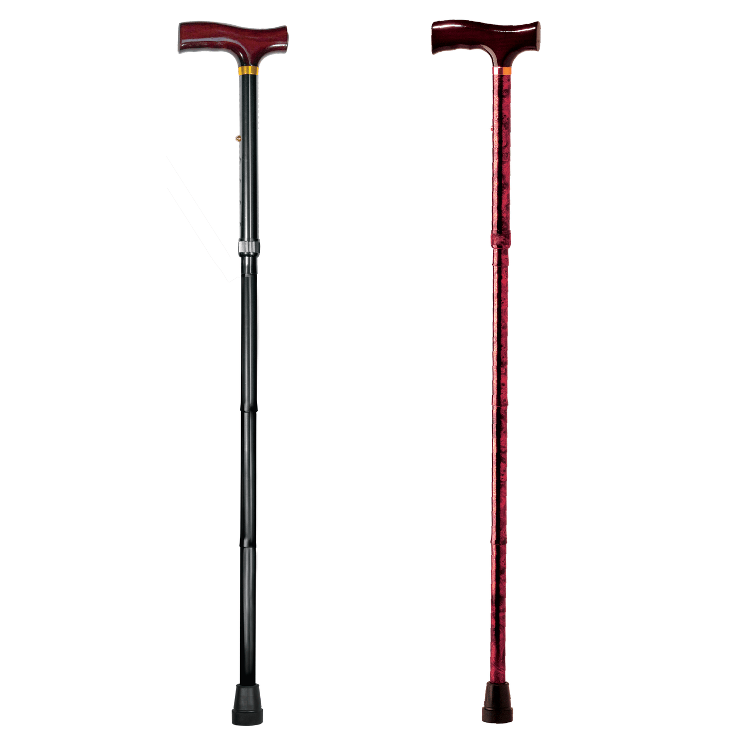 Carex Designer Folding Cane with Derby-Style Handle