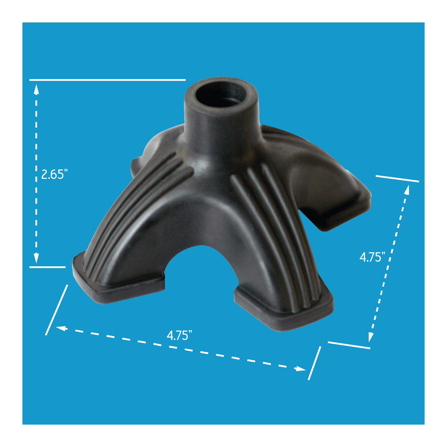 Carex Self Standing Cane Tip