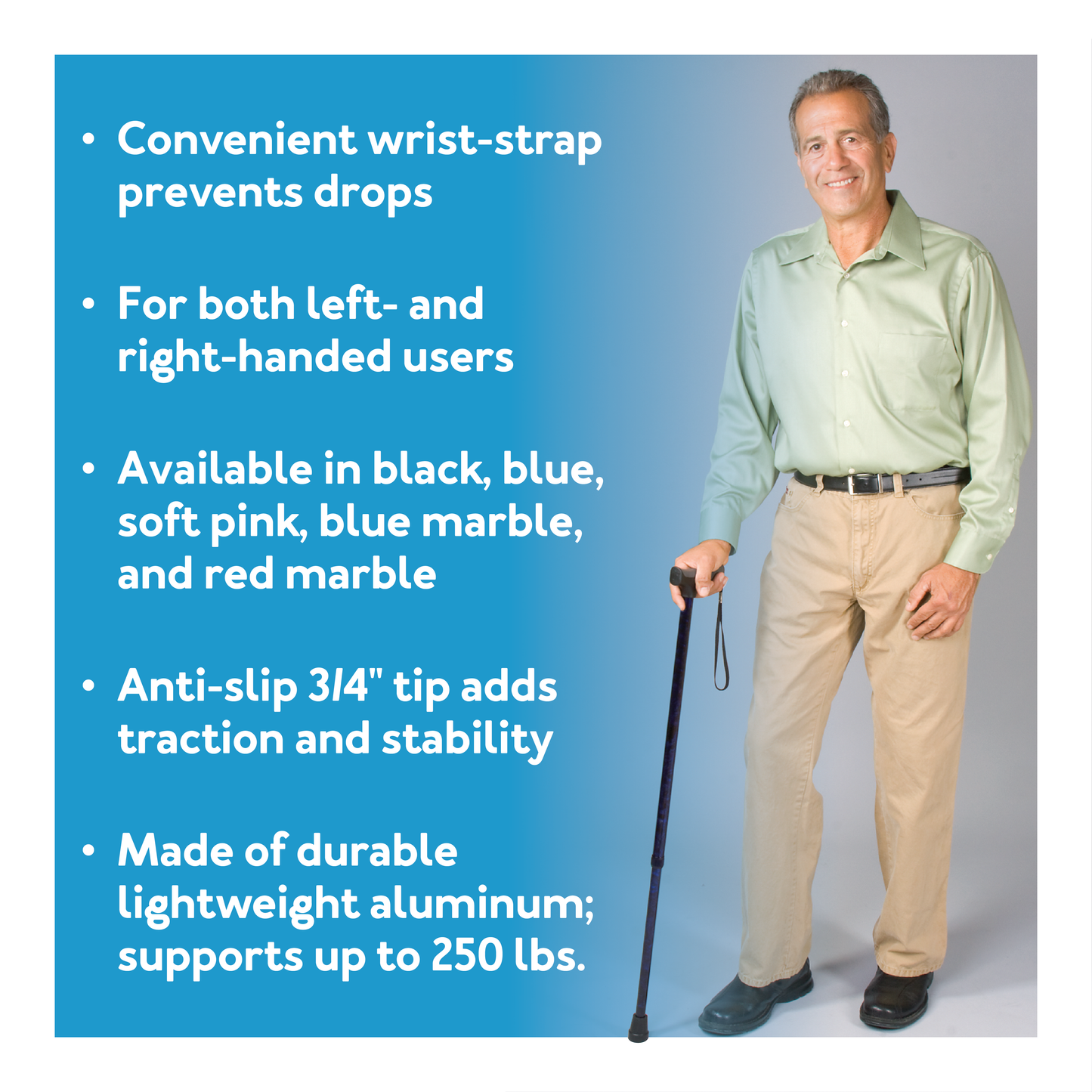 Carex Soft Grip Derby Cane