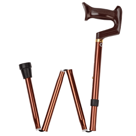 Carex York Folding Cane - Bronze