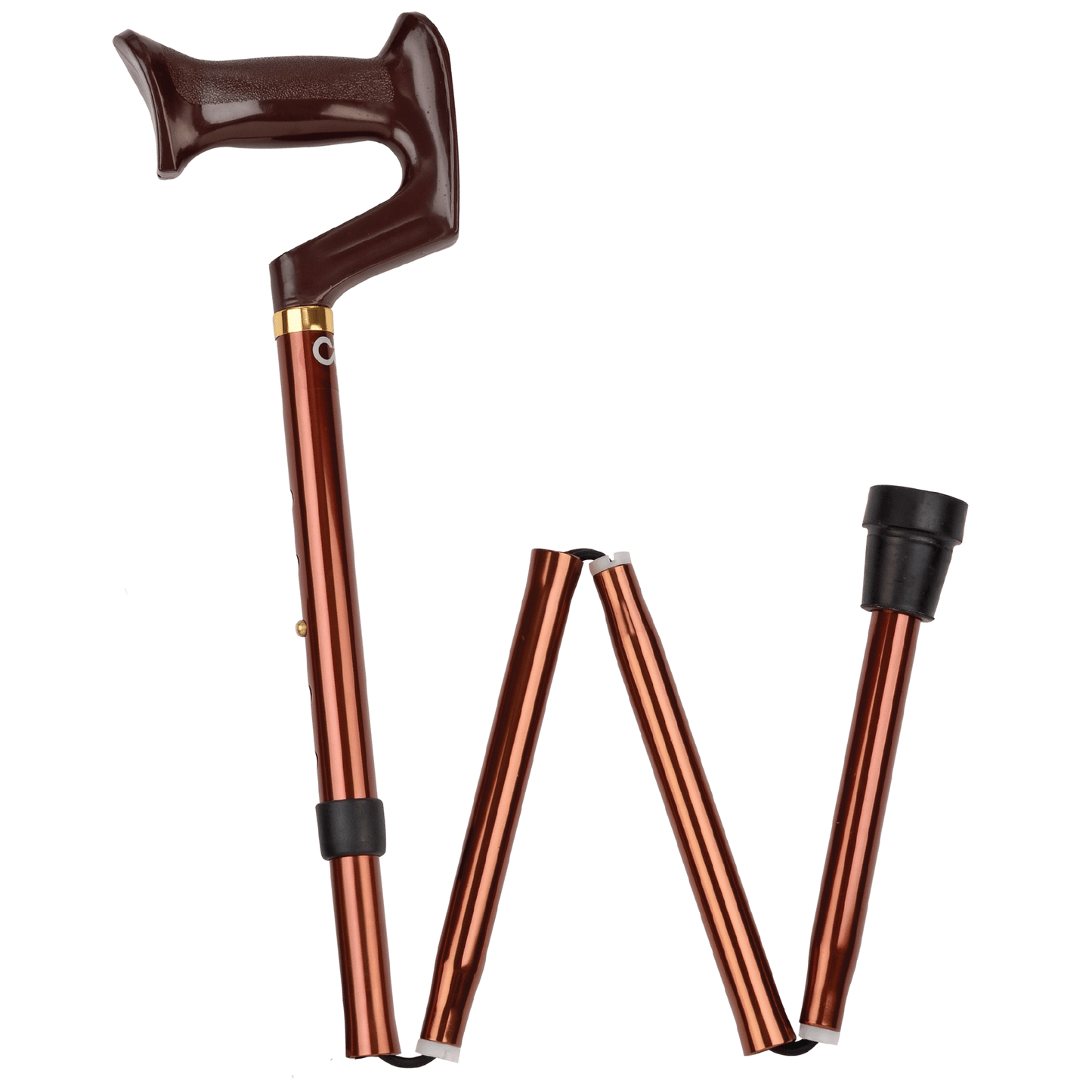 Carex York Folding Cane - Bronze