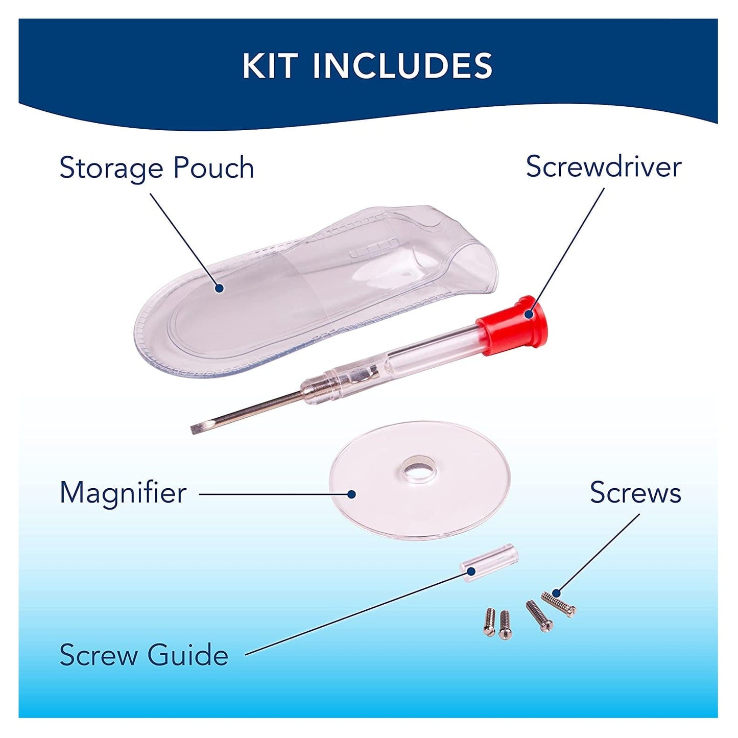 Apex Red Cap Eyeglass Repair Kit