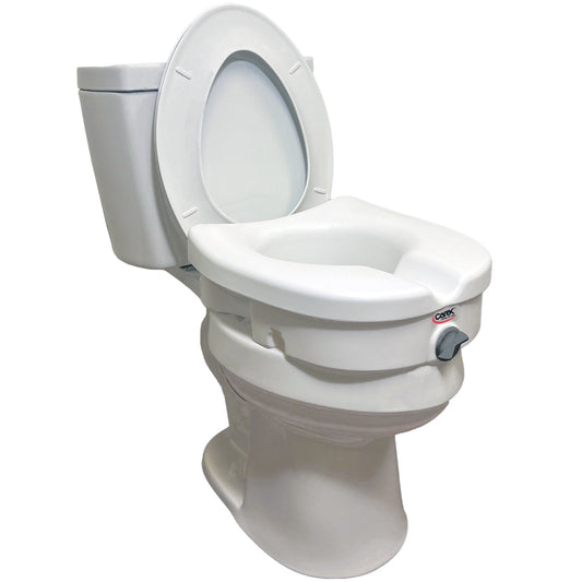 Carex E-Z LockTM Locking Raised Toilet Seat